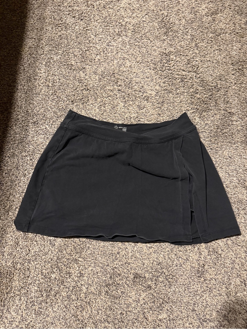 aerie Black Active Mini Skirt